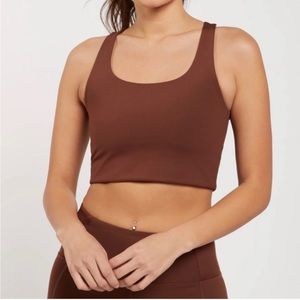 Girlfriend Collective Earth Brown Sports Bra